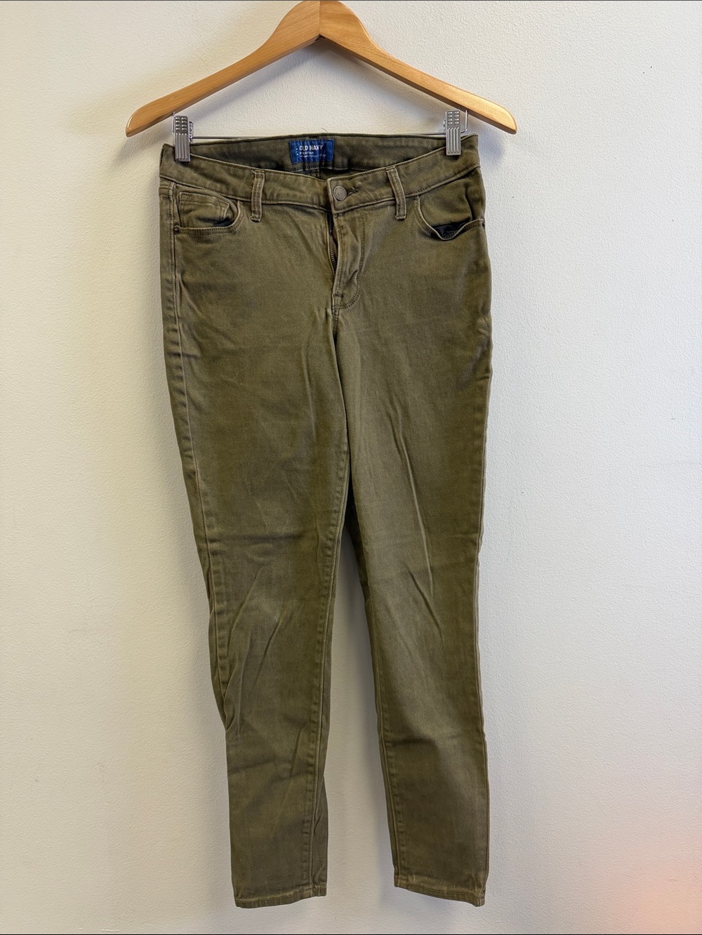 Old Navy Olive Skinny Jeans